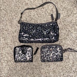 Coach wristlet and hand bag and wallet